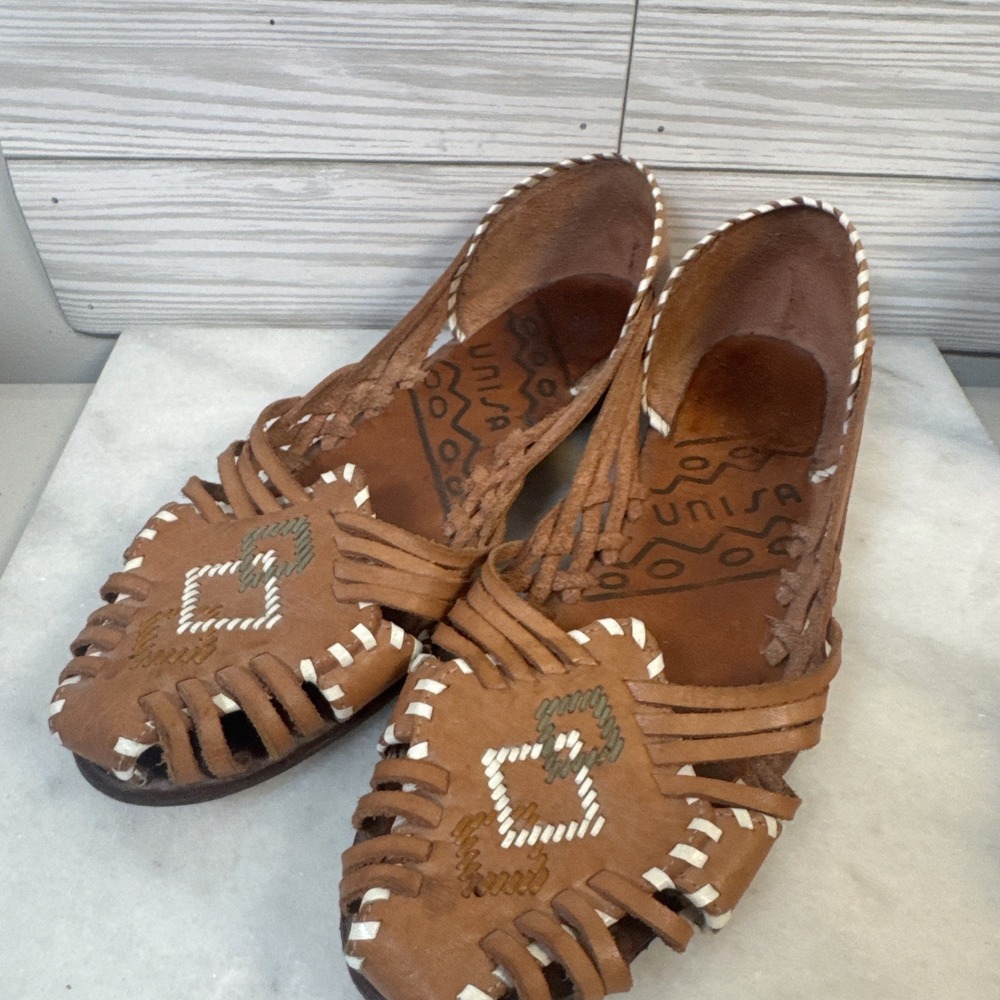 Unisa Women's Fishermancore Sandals Size 7 AA Made In Brazil
